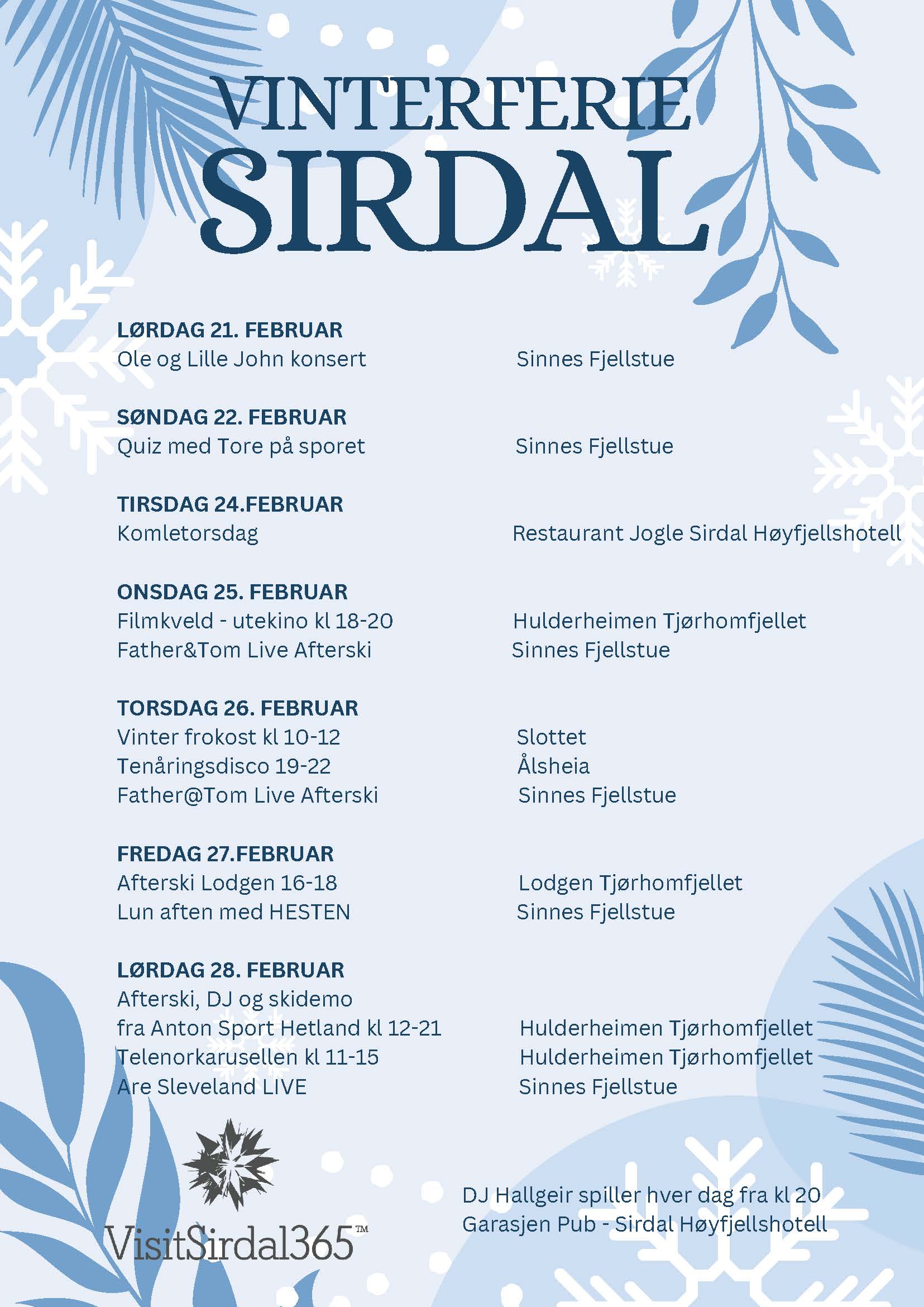 Programm Winterferien 2026